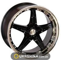 Литые диски League 173 W8.5 R18 PCD5x120 ET20 DIA74.1 XMIBK
