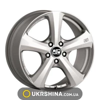 Литые диски MSW 19 W8 R18 PCD5x130 ET43 DIA71.6 silver