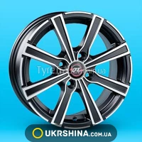 Литые диски JT 2028 W6 R14 PCD4x100 ET38 DIA67.1 MBM