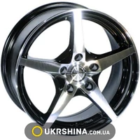 Литые диски League 227 W6.5 R15 PCD5x100 ET40 DIA73 FMBK