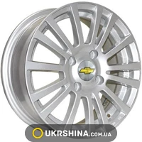 Литые диски ZW 7379 W6 R15 PCD4x114.3 ET44 DIA56.6 silver