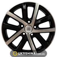Литые диски WSP Italy Volkswagen (W460) Rheia W6.5 R16 PCD5x112 ET50 DIA57.1 glossy black polished