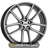 Литі диски Aez Raise W8 R20 PCD5x120 ET50 DIA72.6 gunmetal polished