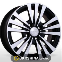 Литые диски Storm BK-170 W5.5 R13 PCD4x100 ET35 DIA60.1 MS