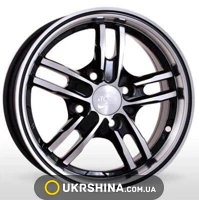Литые диски Storm BK-319 W6 R14 PCD4x114.3 ET35 DIA67.1 BPBluL