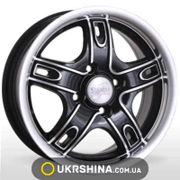 Литые диски Storm BK-470 W5.5 R13 PCD4x100 ET35 DIA67.1 BP