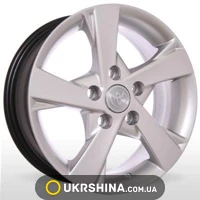 Литые диски Storm BKR-377 (Toyota) W6.5 R16 PCD5x100 ET39 DIA54.1 silver