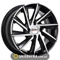 Литые диски Disla Turbo 429 W6 R14 PCD4x98 ET37 DIA67.1 BD