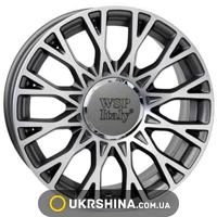 Литі диски WSP Italy Fiat (W162) Grase W6 R15 PCD5x98 ET39 DIA58.1 anthracite polished
