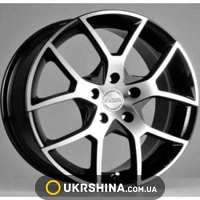 Литые диски Racing Wheels H-466 W6.5 R15 PCD5x114.3 ET40 DIA73.1 BK-F/P