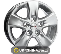 Литые диски Mak HD W6.5 R16 PCD5x130 ET35 DIA84.1 silver