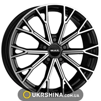Литые диски Mak Asphalt W8 R19 PCD5x130 ET40 DIA66.45 black mirror