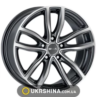 Литые диски Mak Fahr W8 R17 PCD5x112 ET30 DIA66.6 gun met-mirror face