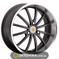 Литые диски Mak Genius Darwin W6 R17 PCD3x112 ET22 DIA57.1 gun met-mirror lip
