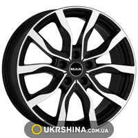 Литые диски Mak Koln W8.5 R20 PCD5x112 ET45 DIA66.6 black mirror