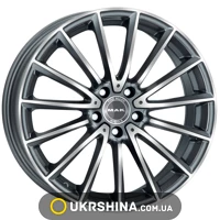 Литые диски Mak Komet W8 R19 PCD5x112 ET34 DIA66.6 gun met-mirror face
