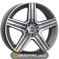 Литые диски Mak Lewis W9 R20 PCD5x112 ET57 DIA66.6 gun met-mirror face