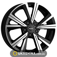 Литые диски Mak Qvarz W7 R17 PCD5x112 ET40 DIA57.1 black mirror