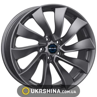 Литые диски Mak Solar W9.5 R19 PCD5x114.3 ET45 DIA64.1 gloss gun metallic