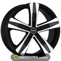 Литые диски Mak Stone 5 W6 R15 PCD5x139.7 ET0 DIA108.3 black mirror