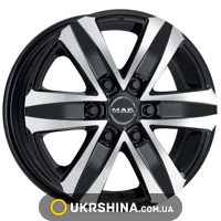 Литые диски Mak Stone 6 W6.5 R16 PCD6x130 ET62 DIA84.1 black mirror