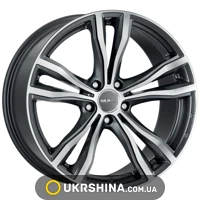 Литі диски Mak X-Mode W9 R19 PCD5x120 ET37 DIA74.1 gun met-mirror face