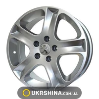 Литые диски Replay Peugeot (PG7) W7 R16 PCD4x108 ET32 DIA65.1 silver