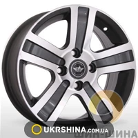 Литые диски Storm Vento-186 W6 R14 PCD4x100 ET38 DIA67.1 GP