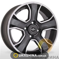 Литые диски Storm Vento-187 W6 R14 PCD4x100 ET38 DIA67.1 MtBP