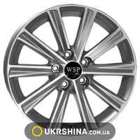 Литые диски WSP Italy Green Line (G3901) Lime W7 R17 PCD5x114.3 ET45 DIA67.1 silver