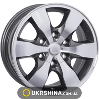 Литые диски WSP Italy Toyota (W1760) Sapporo W7 R16 PCD6x139.7 ET30 DIA106.1 anthracite polished