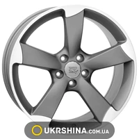 Литые диски WSP Italy Audi (W567) Giasone W7.5 R16 PCD5x112 ET37 DIA66.6 matt gun metal polished