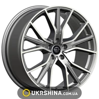 Литые диски WSP Italy Peugeot (WD004) Zurich W7.5 R18 PCD5x108 ET49 DIA65.1 matt gun metal polished