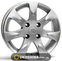 Литые диски WSP Italy Kia (W3702) Aida W6 R15 PCD4x100 ET43 DIA60.1 silver