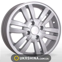 Литые диски Storm YQR-059 (Renault) W5.5 R14 PCD4x100 ET43 DIA60.1 silver