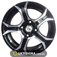 Литые диски ZD 830 W6.5 R15 PCD4x114.3 ET35 DIA72.6 BMF