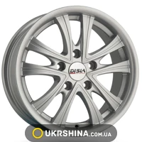 Литые диски Disla Evolution 608 W7 R16 PCD5x112 ET38 DIA57.1 silver