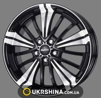 Литые диски Alutec Ecstasy W8 R18 PCD5x112 ET50 DIA70.1 diamond black front polished