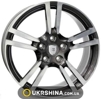 Литые диски WSP Italy Porsche (W1054) Saturn W9 R19 PCD5x130 ET60 DIA71.6 anthracite polished
