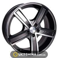 Литые диски Racing Wheels H-412 W6 R14 PCD4x98 ET20 DIA58.6 BK-F/P