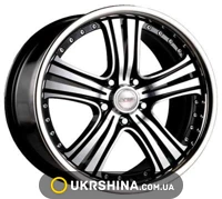 Литые диски Racing Wheels H-434 W8.5 R20 PCD5x112 ET45 DIA66.6 BK-F/P