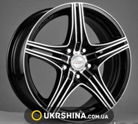 Литые диски Racing Wheels H-464 W6.5 R15 PCD5x112 ET35 DIA66.6 BK-F/P