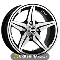 Литые диски HDS 1 W5.5 R13 PCD4x98 ET0 DIA58.6 CA-BW