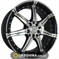 Литые диски Kyowa KR518 W7.5 R17 PCD5x100 ET42 DIA73.1 BKF