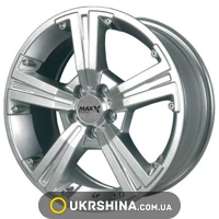 Литые диски Maxx Wheels M393 W5.5 R13 PCD4x100 ET20 DIA67.1 silver