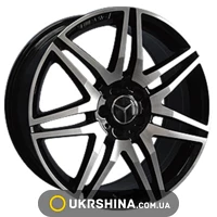 Литые диски Replica Mercedes (MR863) W9.5 R19 PCD5x112 ET48 DIA66.6 BKF