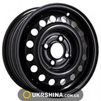 Стальные диски Кременчуг К202 (Opel) W6 R15 PCD4x100 ET49 DIA56.6 черный