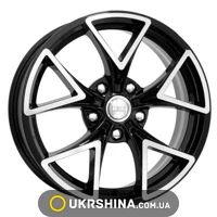 Литые диски КиК Сочи W6.5 R16 PCD5x100 ET37 DIA67.1 алмаз черный