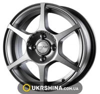 Литые диски Скад Ягуар W5.5 R14 PCD4x98 ET38 DIA58.6 селена